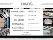 Tablet Screenshot of dacsinc.com